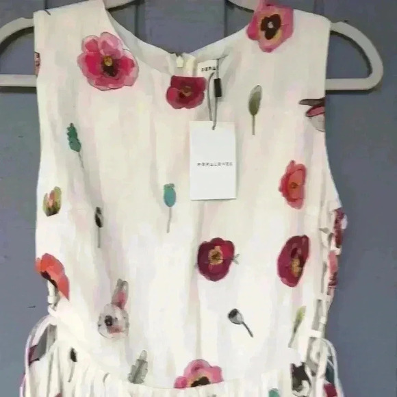 Anthropologie NWT Pepaloves Floral Dress M - Picture 6 of 7